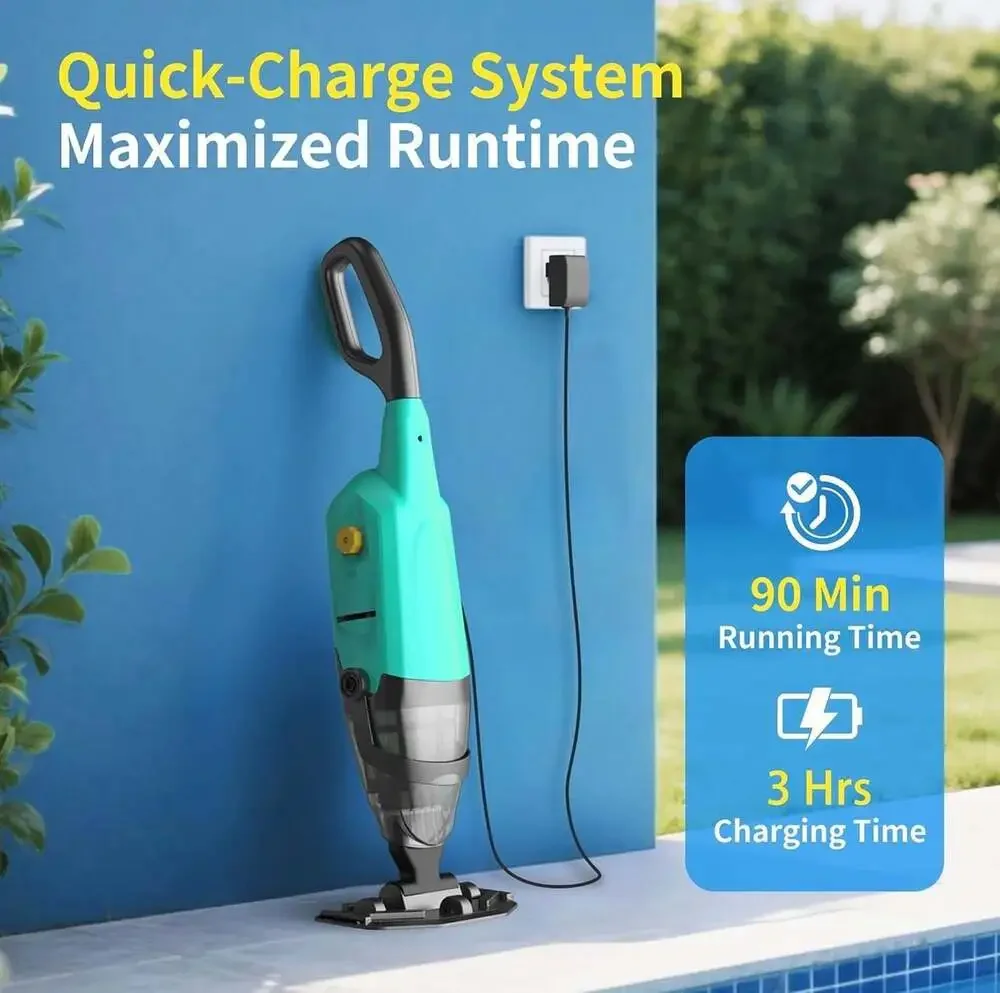 Efurden EDHV01 Cordless Handheld Pool and Spa Vacuum Cleaner